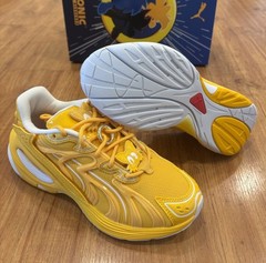 Size 5 Sonic The Hedgehog x Puma Inverse Tails 404402-01 Yellow Sizzle NEW W/box