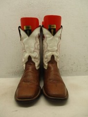 ANDERSON BEAN BOOTS Brown Square Toe Boots Youth Kids size 3 Style 1022