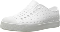 Native Jefferson Child Slip-On Sneakers, Shell White/Shell White, C7 M US