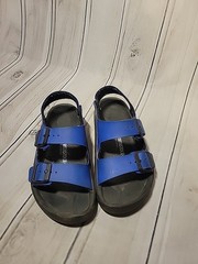 BIRKENSTOCK UNISEX CHILDREN’S MOGAMI BLUE SIZE EU 34 US 3