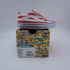 Vans x Wheres Waldo Old Skool International Stripes Shoe Little Kid 10.5 K New