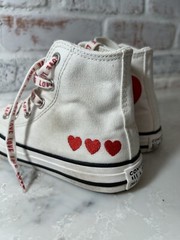Converse Chuck Taylor All Star Crafted With Love Youth 12 Hearts Shoes Sneakers