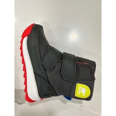 Sorel Whitney II Strap Waterproof Insulated Winter Boots Grey Red Kids 5
