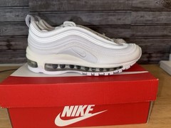 Nike Air Max 97 GS White Metallic Silver Kids Sneaker 921522-104 Size 4Y / 5.5W