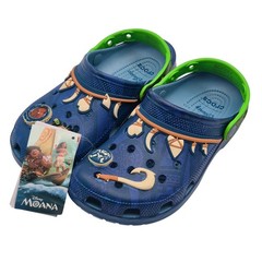 Crocs Disney Moana Maui Classic Clogs Big Kids Size J2 Shoes Sandals Unisex