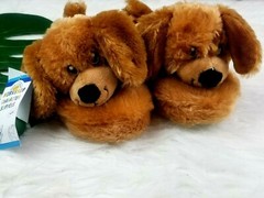 Kids‘ Build-A-Bear Workshop Chocolate Chunk Pup Slippers M (12-13)