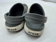 Crocs Crocband Clogs Kids Gray Rubber Slip-On Lightweight Round Toe Size C6/7