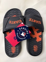 San Francisco Giants Sandals Adjustable Strap Black Foco Size Youth Medium
