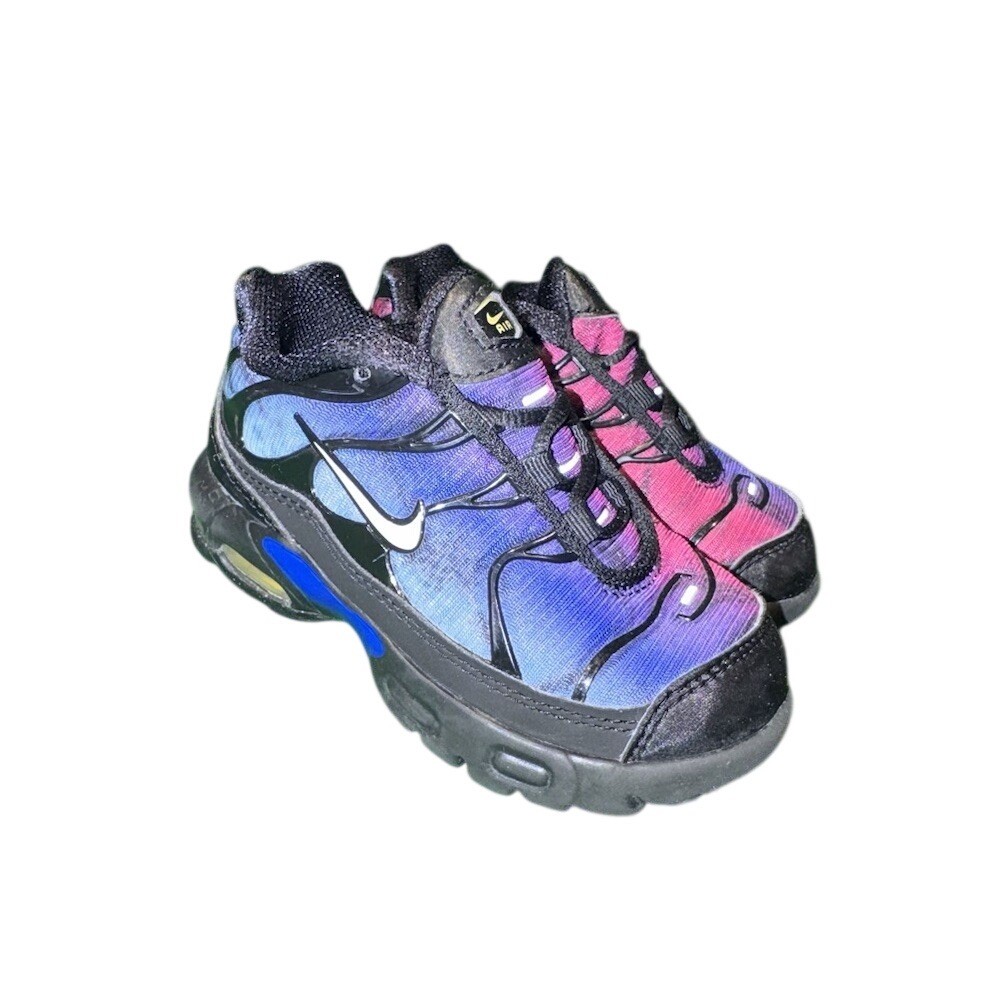 Nike Air Max Plus TN Toddler Sunset Gradient Purple Blue Pink FV7015-001 8C