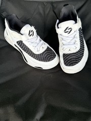 Jordan Luka 1 White/Black Kids Basketball Shoe Size 13 c