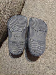 Crocs Dual Comfort Clogs Junior Big Kid 12 Faux Fur Lined Classic Blue Summer