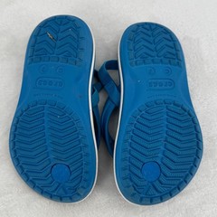 Crocs Flip Flop Strap Sandals Kids Size C7 Shark Camo Print Toddler Water Shoes