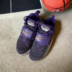 Nike Air Purple Diamond Turf Style 407911-500 Size 6.5 Y