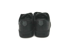 K SWISS CLASSIC VN VARSITY LOW BLACK/BLACK 83343-001-M LEATHER BIG KIDS SHOE