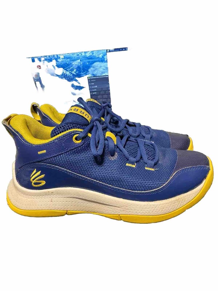 Under Armour Stephen Curry Golden State Warriors Sneakers Size 7 Youth