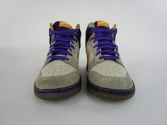 Nike Dunk High GS 308319-200 Beige Purple Yellow Black Shoes Sneakers Size 6.5Y
