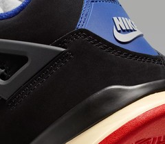 NEW Jordan 4 Retro OG (PS) Size 3Y Black/Fire Red-Deep Royal Blue IB4388 003