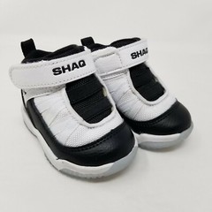 Shaq Unisex Kids Black White High Top Cushioned Basketball Shoes Size Infant 2