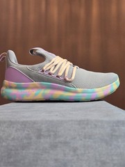 adidas Lite Racer Adapt 7.0 „Cotton Candy“ – Gray Purple (KI9256) Size 5.5Y 6.5W