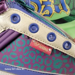 Vintage (2003) Pastry Fab Cookie Zip up Sneakers Cheetah Raspberry Kids Sz 1