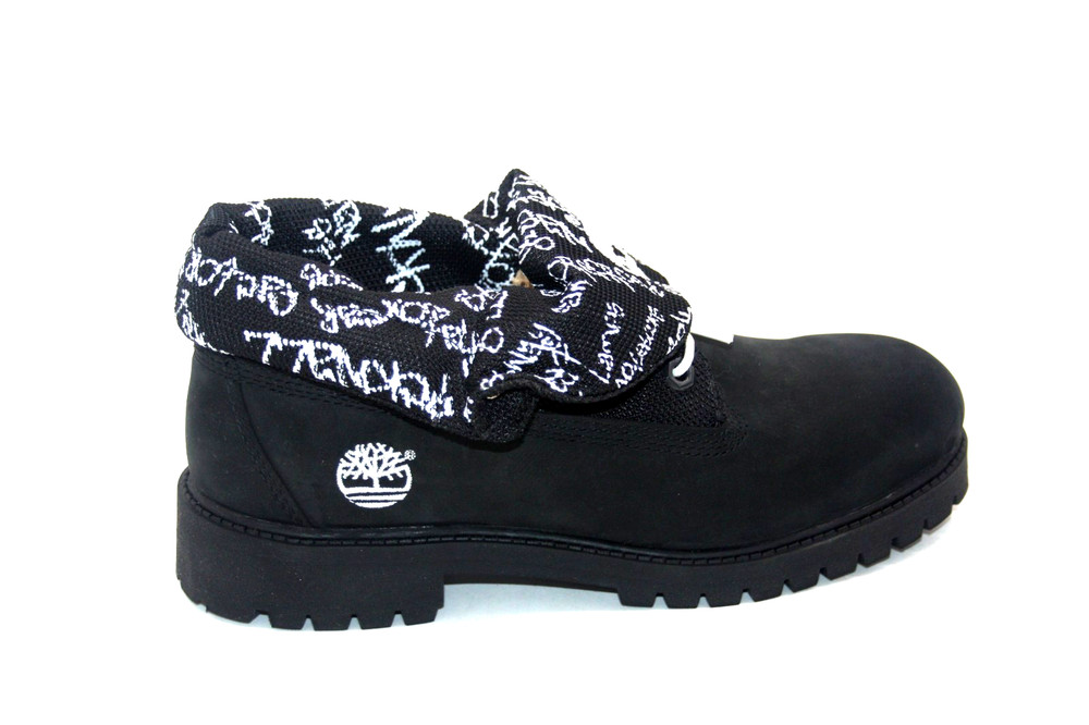 TIMBERLAND JUNIORS BOOT ROLL TOP AVELAGRAFF BLACK 37938 SIZE 6