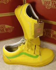 Vans X Haribo Youth 2 Old Skool V Checkerboard Yellow —— VN0A3D29BK2