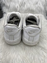 Nike Air Force 1 Low GS White Youth Kids Boys Girls 314193-117 Size 11C