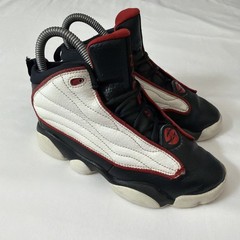 Kids Nike Air Jordan Pro Strong White Black Red Sneakers 407485-005 Sz 1.5