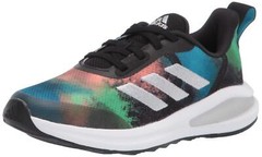 adidas Fortarun Running Shoe, Core Black/White, 5 US Unisex Little Kid
