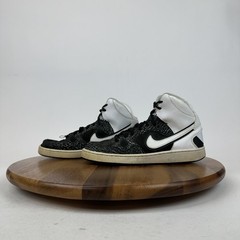 Big Kids Nike Son of Force Mid GS Black Elephant Paint Sneakers Size 6.5 Y GUC