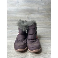 Sorel Unisex Whitney II Strap Waterproof Snow Boot Size 9 Toddler Purple