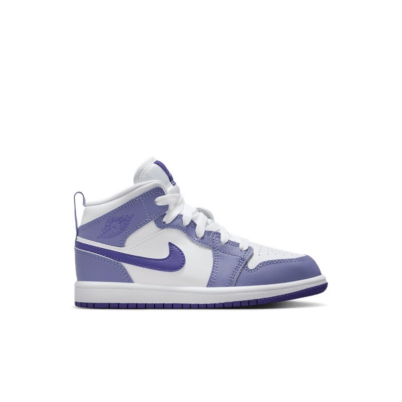 Little Kid’s Jordan 1 Mid Dusty Amethyst/Court Purple (DQ8424 500) – 11