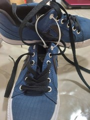 CONVERSE KIDS EL DISTRITO RIPSTOP 361338F CANVAS LOW TOP Shoes N Blue Size 20.5