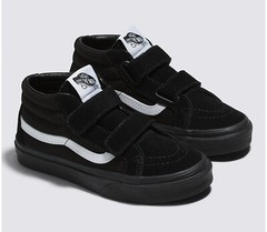 Vans Sk8-Mid Reissue V Youth Unisex Casual Sneakers Black