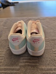 Nike Air Force 1 Low Mint Green White Cream DV7762-300 Boys Size 5Y