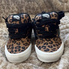 Vans Leopard Print Knu Skool Skate Shoes Brand New Youth Women’s Size 6
