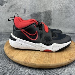 Nike Team Hustle D 11 Shoes Youth Size 5.5Y Black Red Basketball DV8996-003