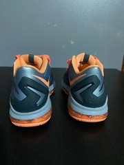 NIKE LEBRON 11 LOW GS KIDS MANGO GREY SZ 4 644534-004 LAVA 4Y WOMENS 5.5 1 7 8 9