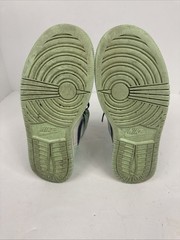 Size 7Y – Jordan 1 Mid Blue Mint 2022 – NO INSOLES – Pre Owned – 554725-413