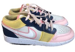 Nike Air Jordan Women’s 8.5 Or Y 7-1 Low SE GS White Coral Chalk Blue DV1323 100