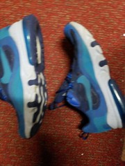Nike Blue On Navy Air 270 React 5.5 Youth Used Shoes
