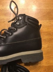 TKS Child Black Mid Top Slip Resistant Boots Size US 11 EU 28.5 MX 18 UK 10.5