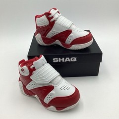 Shaq Devastator Kids‘ Basketball Shoes Size 9 White/Red Mid-Top