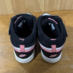Size 2 (PS) – Nike Court Borough Mid 2 Black Sunset Pulse