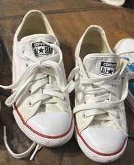 Converse All Star Unisex Kids‘ Low Top Sneakers Lot Black White Blue Pattern