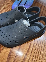 Totes Sol Bounce Kids Slip Ons Machine Washable Splashers Size 13~1 Gray Unisex