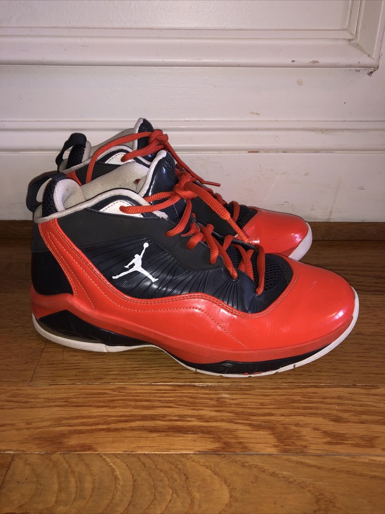 Jordan Melo M8 Anthracite/White-Orange 469787-016 Youth Sz 7 Basketball Sneakers