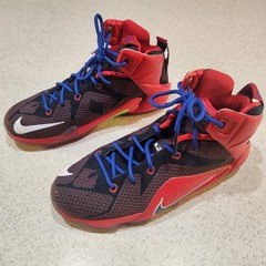 NIKE LEBRON XII GS SUPERMAN SHOES YOUTH SIZE 6Y