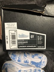 Under Armour Assert Big Kids Unisex Running Shoes, Size 6Y, Light Blue, Lace Up