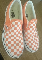 VANS Classic Slip-On Checkerboard Shoe US juniors Size 4.0